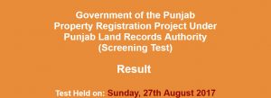 punjab land records nts-result