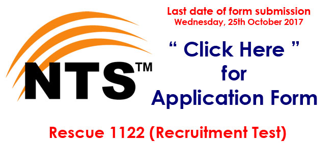 Rescue 1122 (Recruitment Test) NTS New Project