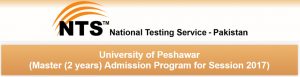 university of peshawar admission nts